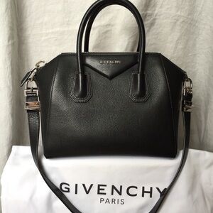 Givenchy Antigona Small Black Sugar Satchel